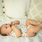 Sunset Checker Bamboo Onesie