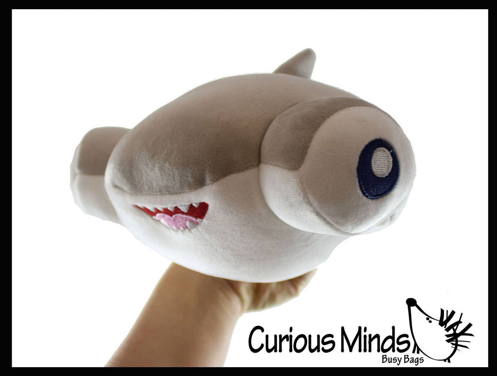 Plush Hammerhead Shark with Googly Eyes Stuffed Animal Toy