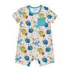 Aloha Before Time Shortie Bamboo Romper