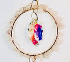 Long Amethyst Crystal Suncatcher