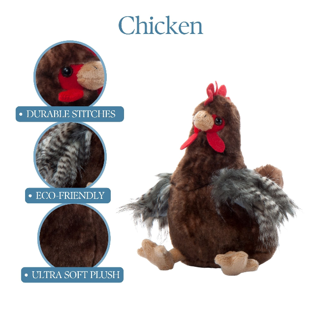 9" (20cm) Wild Onez Chicken Brown
