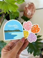 Monstera Leaf Sticker | Hawaiian Quilt Sticker