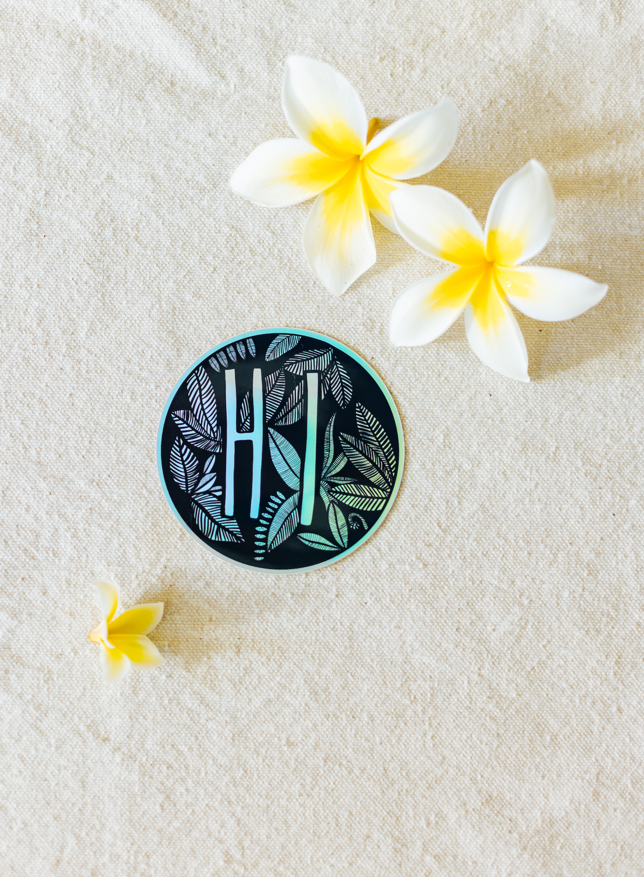 Holographic HI Sticker