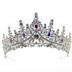 Silver opalescent Tiara - style 53