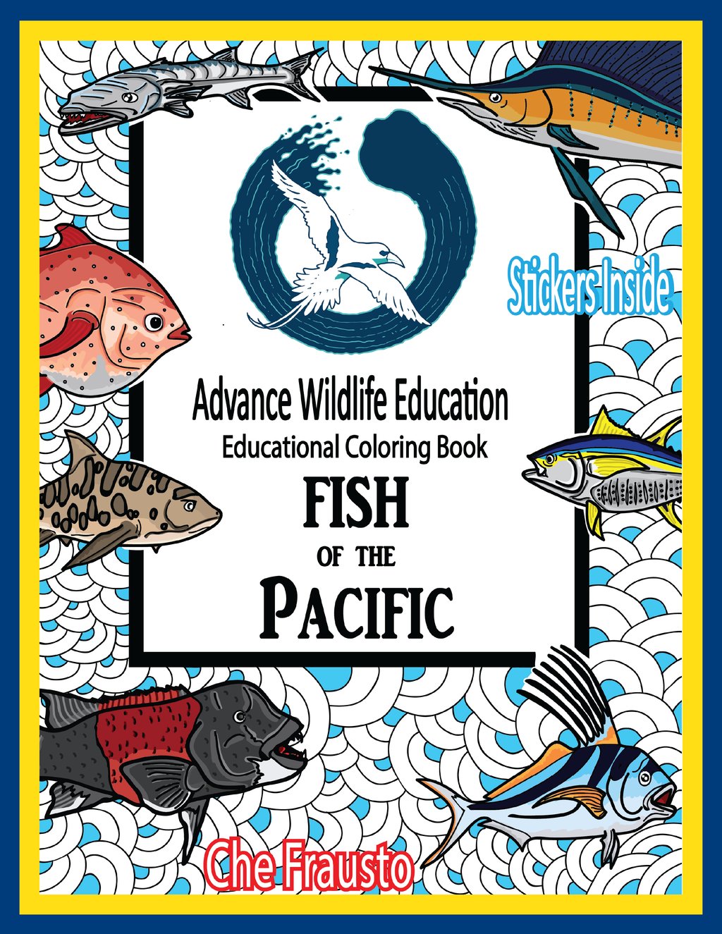 Fish of the Pacific Educational Coloring Book -