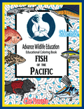 Fish of the Pacific Educational Coloring Book -