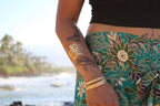 Sea Turtle Temporary Tattoos (Gold Metallic)