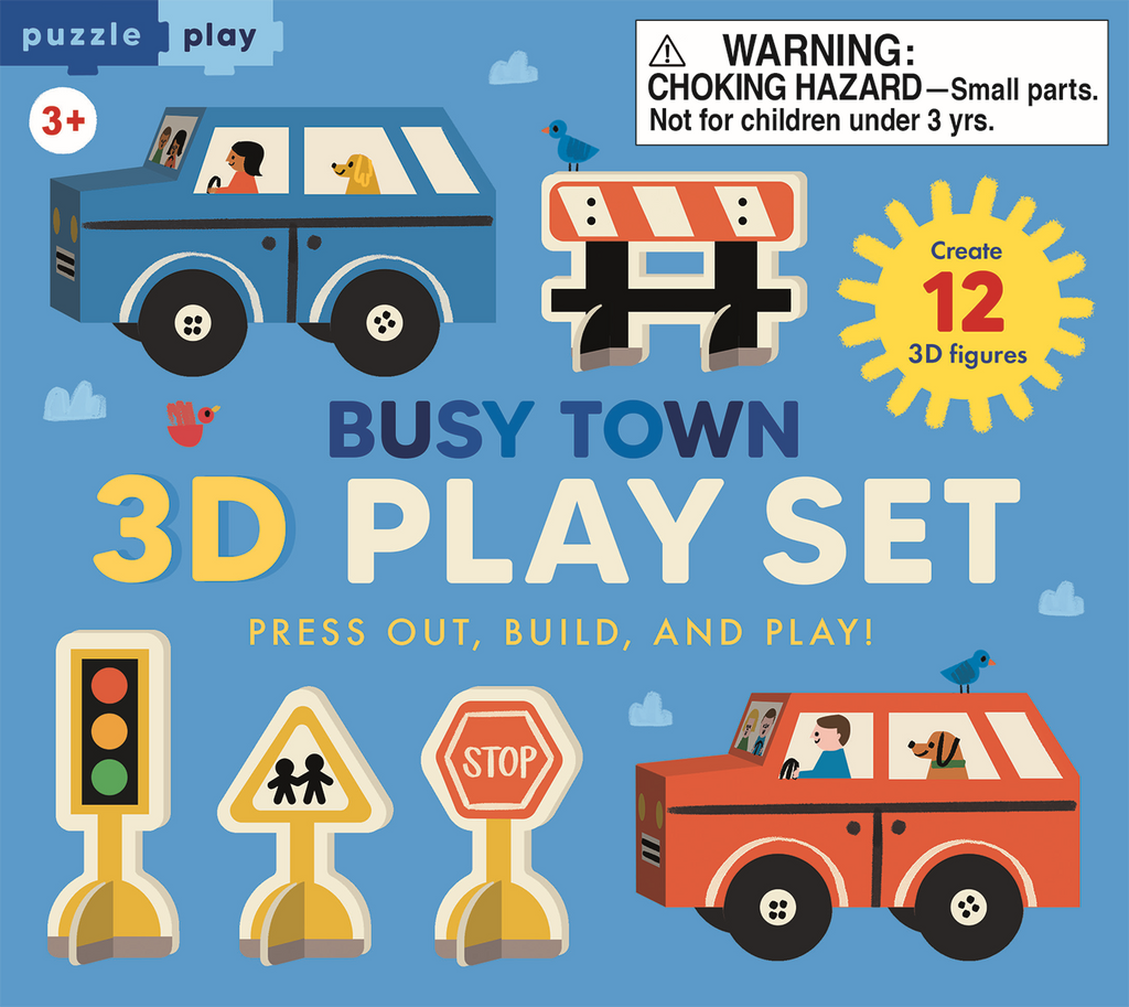Puzzle Play: Busy Town 3D Play Set