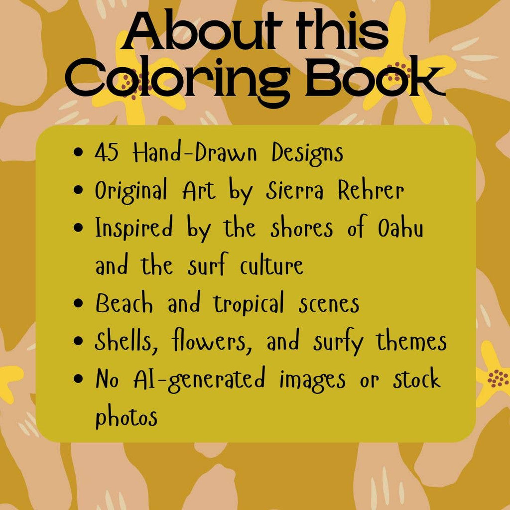 Surfy Days Coloring Book