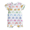 Sleeved Romper - Over The Rainbow