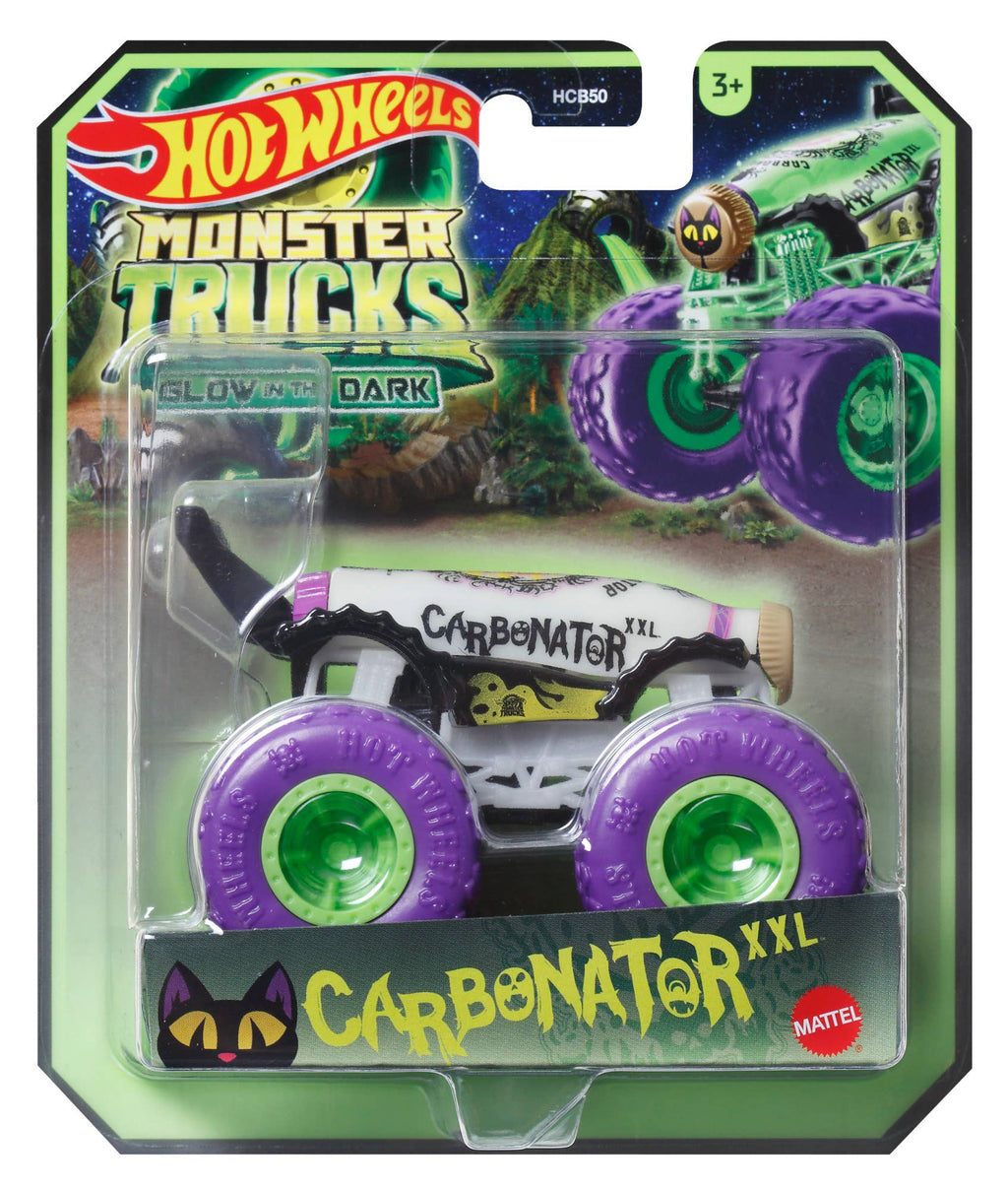 Hot Wheels Glow Monster Trucks