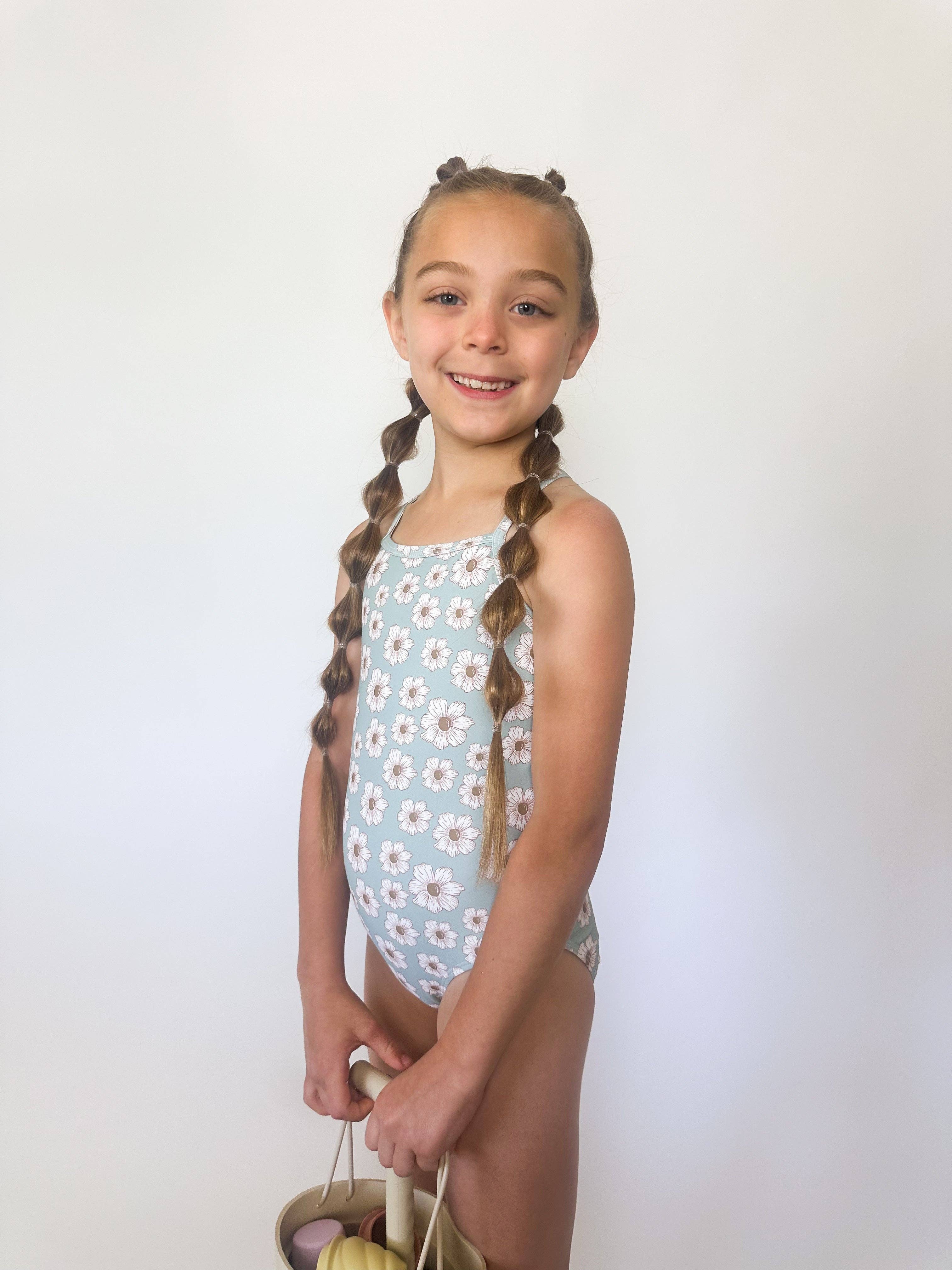 Wyldhood - Daisy Square Neck One Piece Swimsuit