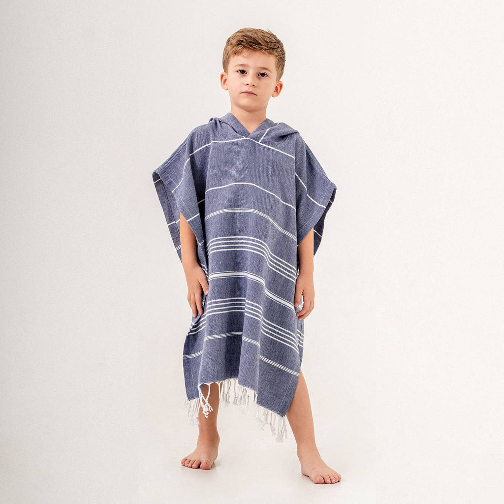 Kids Hooded Poncho - Beach Towel