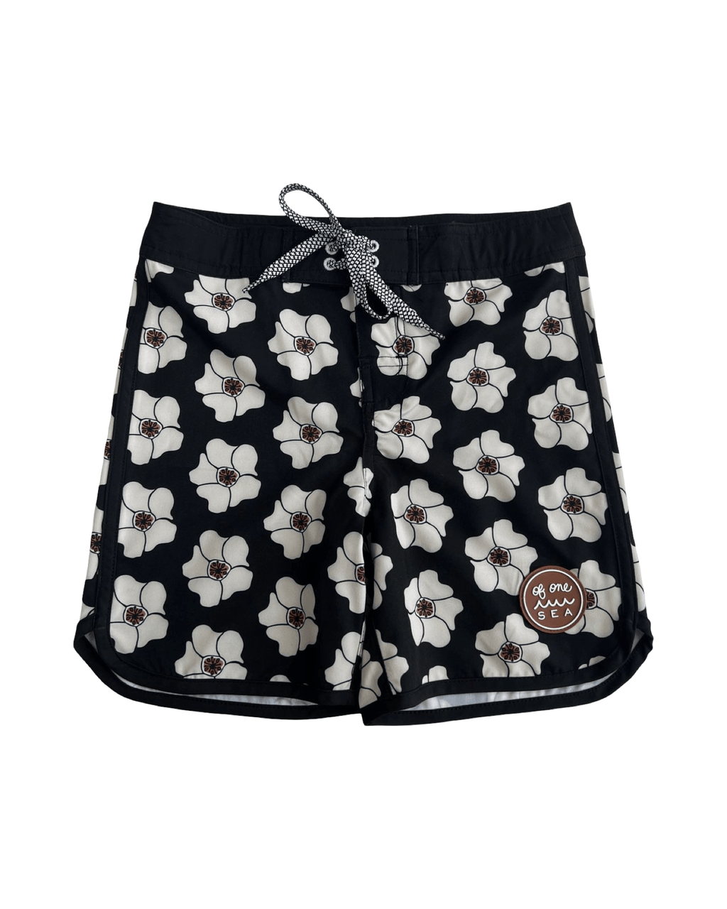 Kid’s Retro Boardshorts in Lima Flower