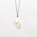 Carved Monstera Necklace