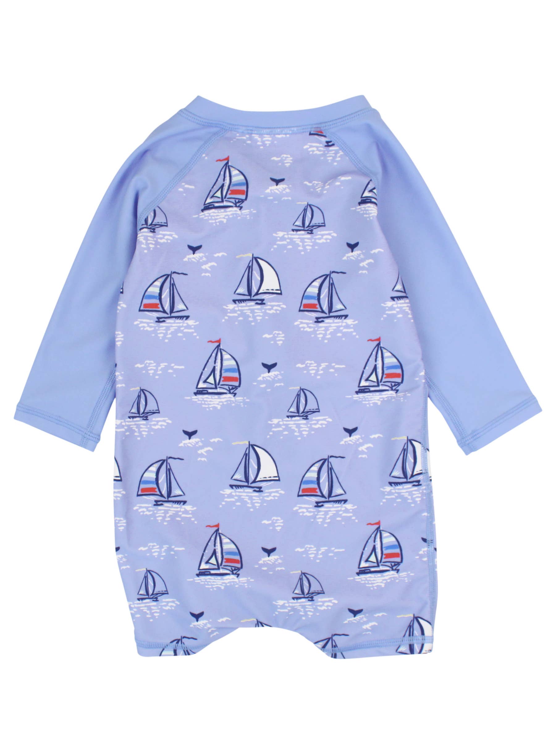 Blue Seas the Day Long Sleeve Rash Guard