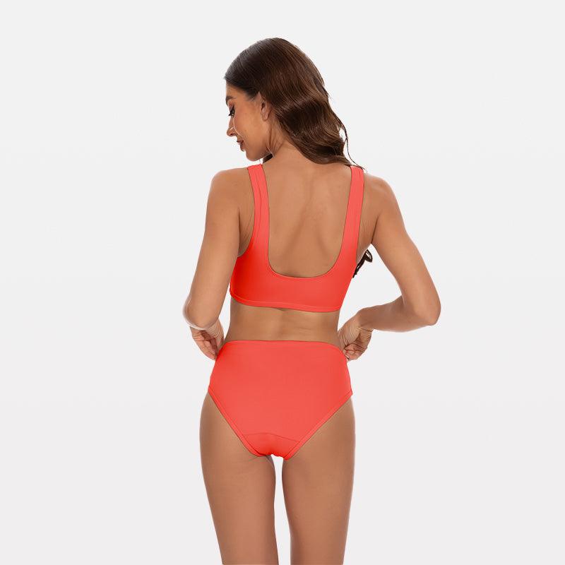 Beautikini Menstrual Leakproof Sporty Bikini Sets
