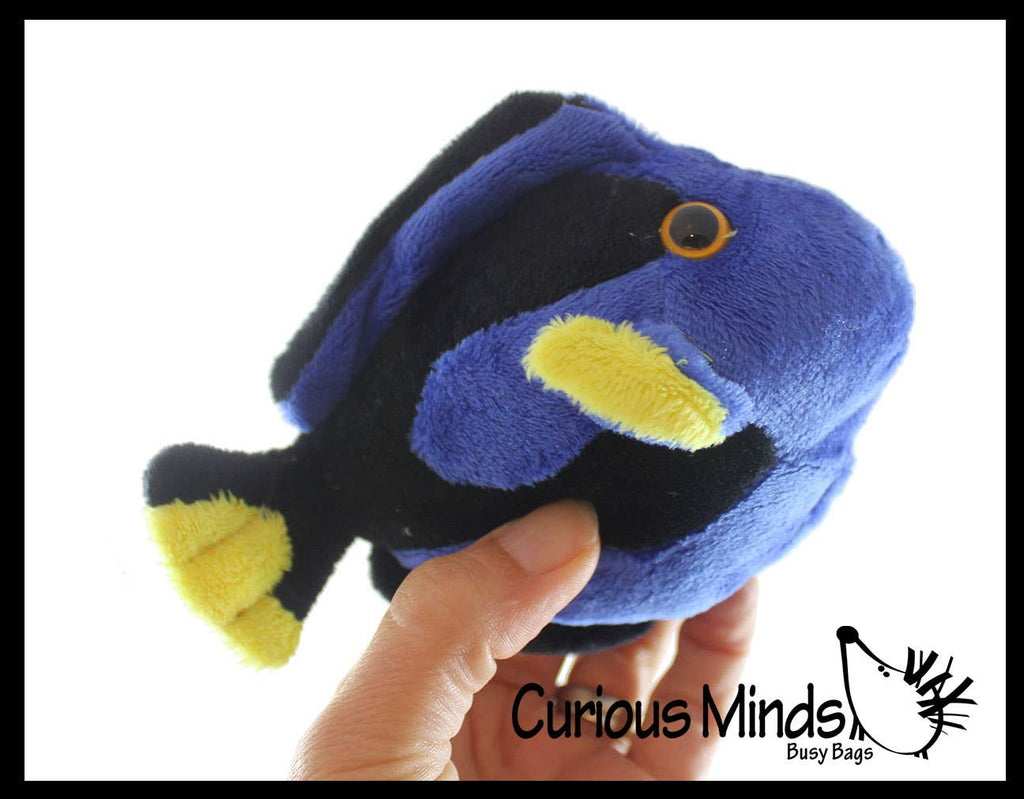 Cute Blue Tang Fish Plush Stuffed Animals- Adorable Mini P