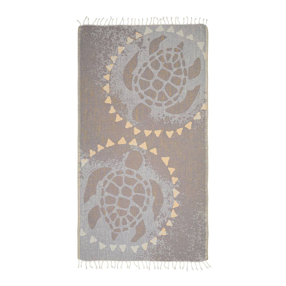 Turtle's Love Turkish Beach Towels - Sand Free