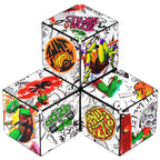 Shashibo TMNT Michelangelo Magnetic Puzzle Cube STEAM MESH