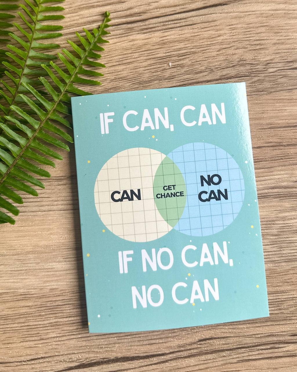 If Can, Can - Greeting Card