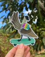 Skating Nene Sticker