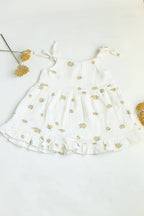 Summer lemon set dress w bloomers