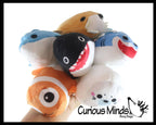 Mini Ocean Animal Small Plush Stuffed Animals - Shark, Dol