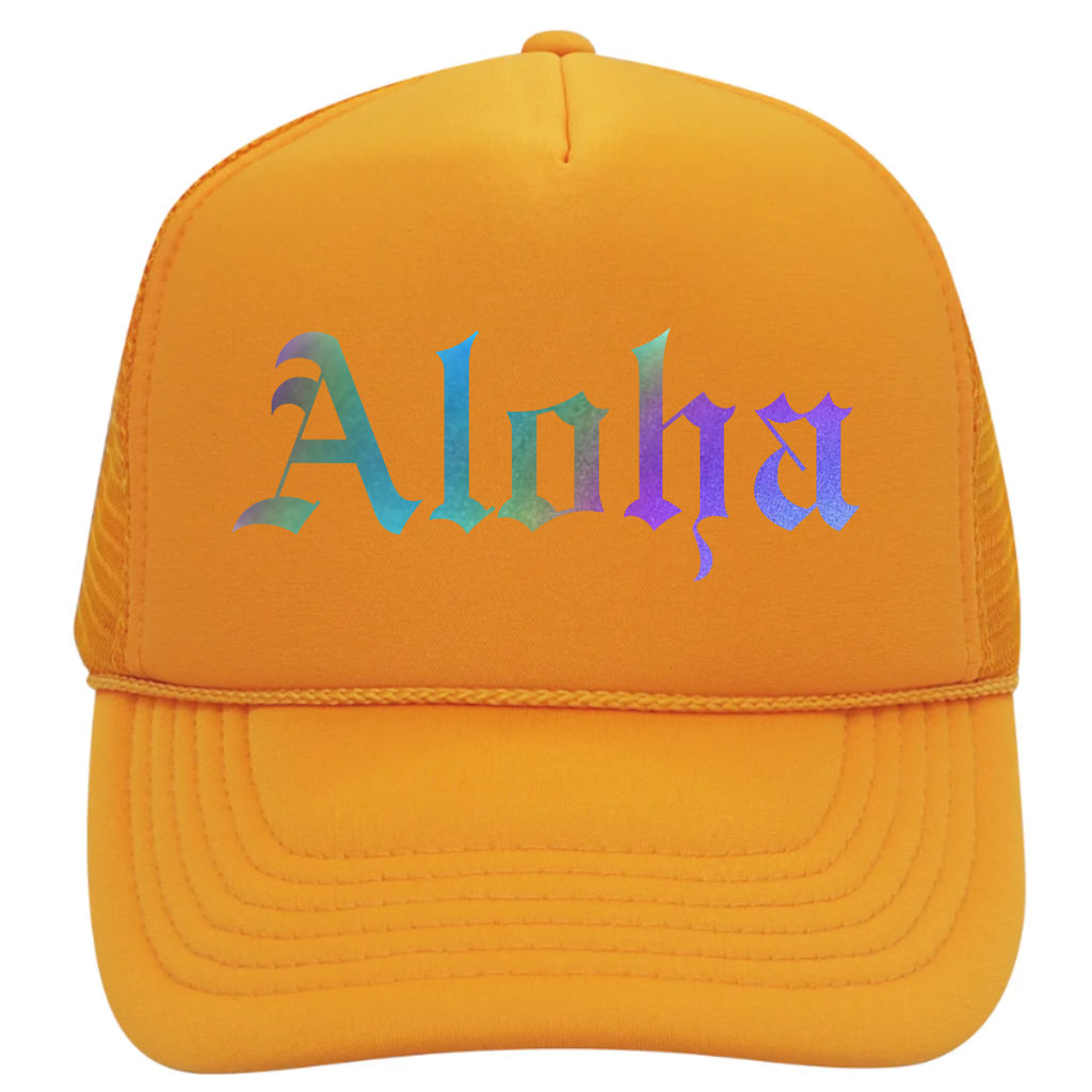 Aloha Rainbow Youth Trucker Hat