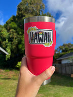 Hawaii License Plate Sticker
