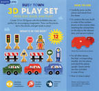 Puzzle Play: Busy Town 3D Play Set
