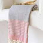 Turkish Beach Towels Lightweight - Grey