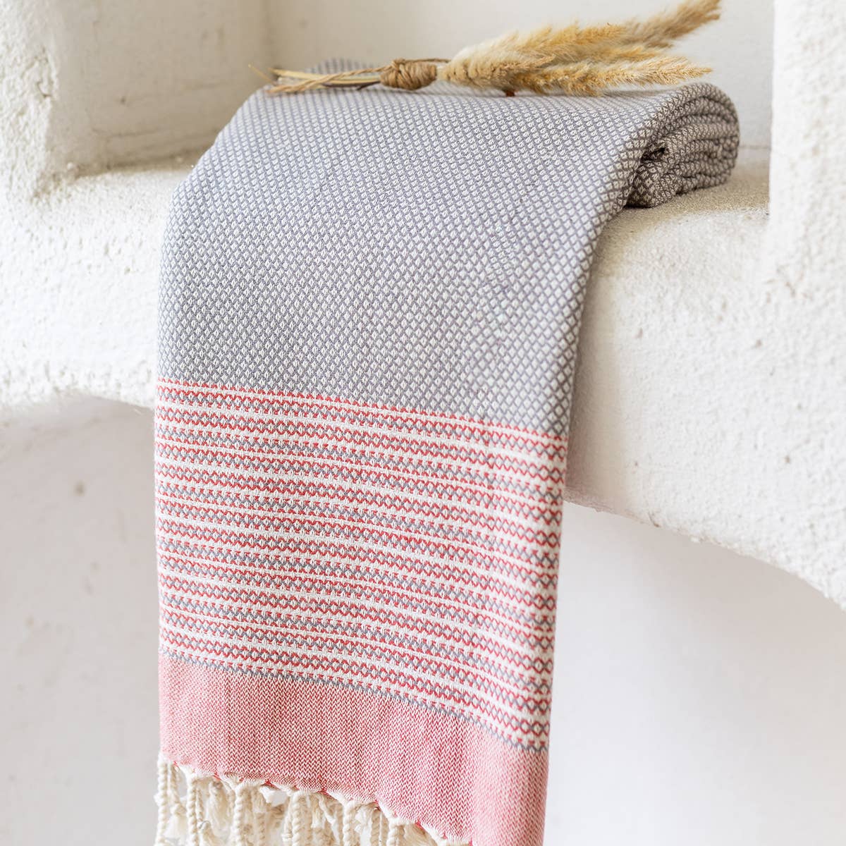 Turkish Beach Towels Lightweight - Grey