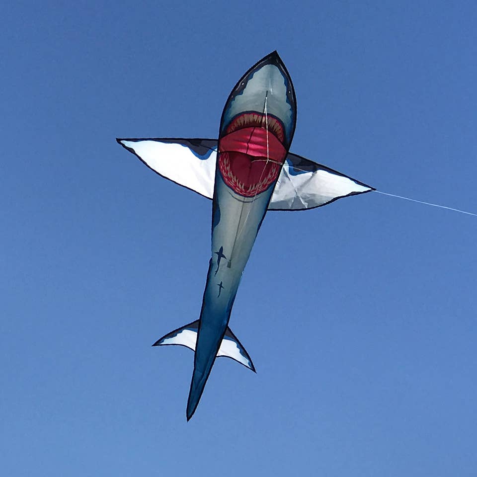7.5' Great White 3D Shark Kite