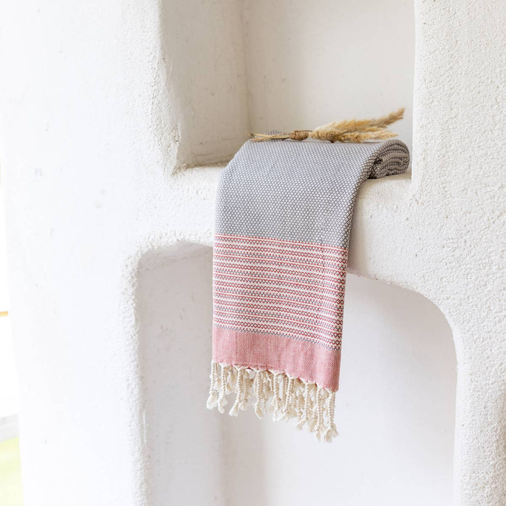 Turkish Beach Towels Lightweight - Grey