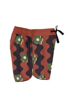 Scallop Retro Flare Boardshort / Wavy Daisy / Tan Camo