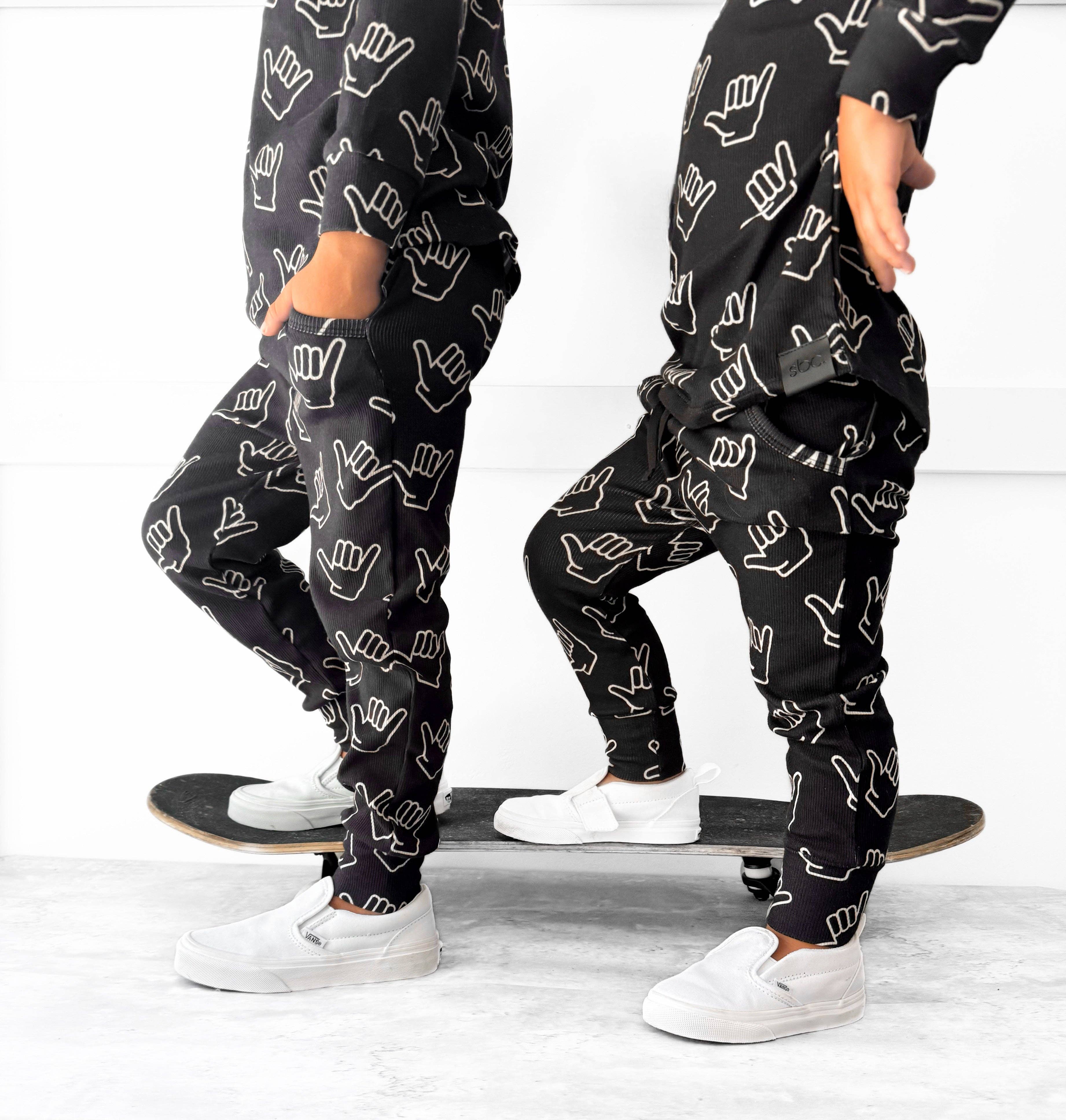 Organic Ribbed Set in HangTen