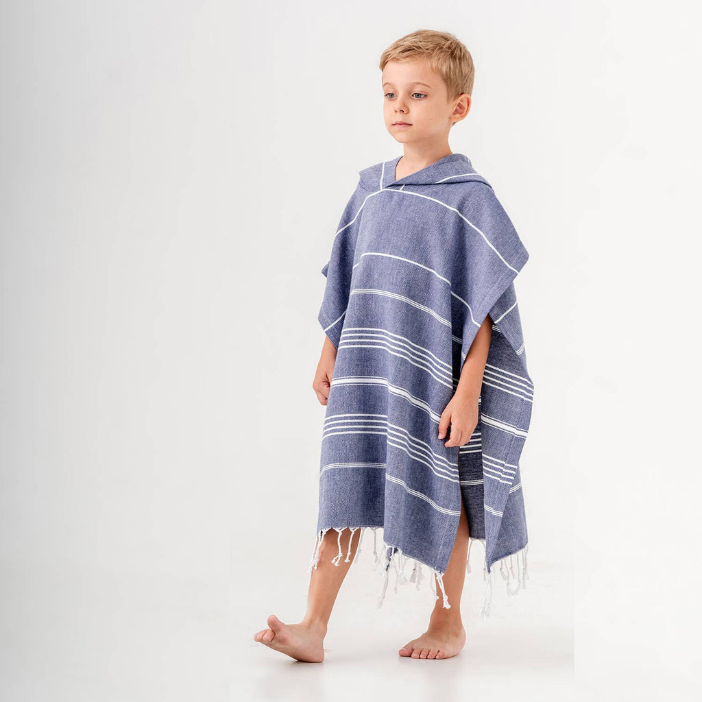 Kids Hooded Poncho - Beach Towel