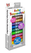 KwikStix Tempera Paint - 12 Metalix Colors TPG-614