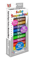 KwikStix Tempera Paint - 12 Metalix Colors TPG-614