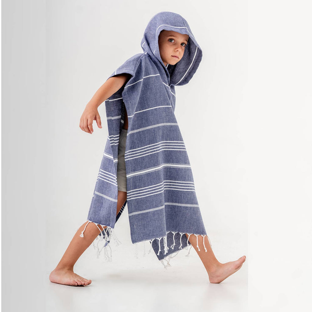 Kids Hooded Poncho - Beach Towel