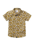 Peanuts® Joe Cool / Olive Button Up Shirt