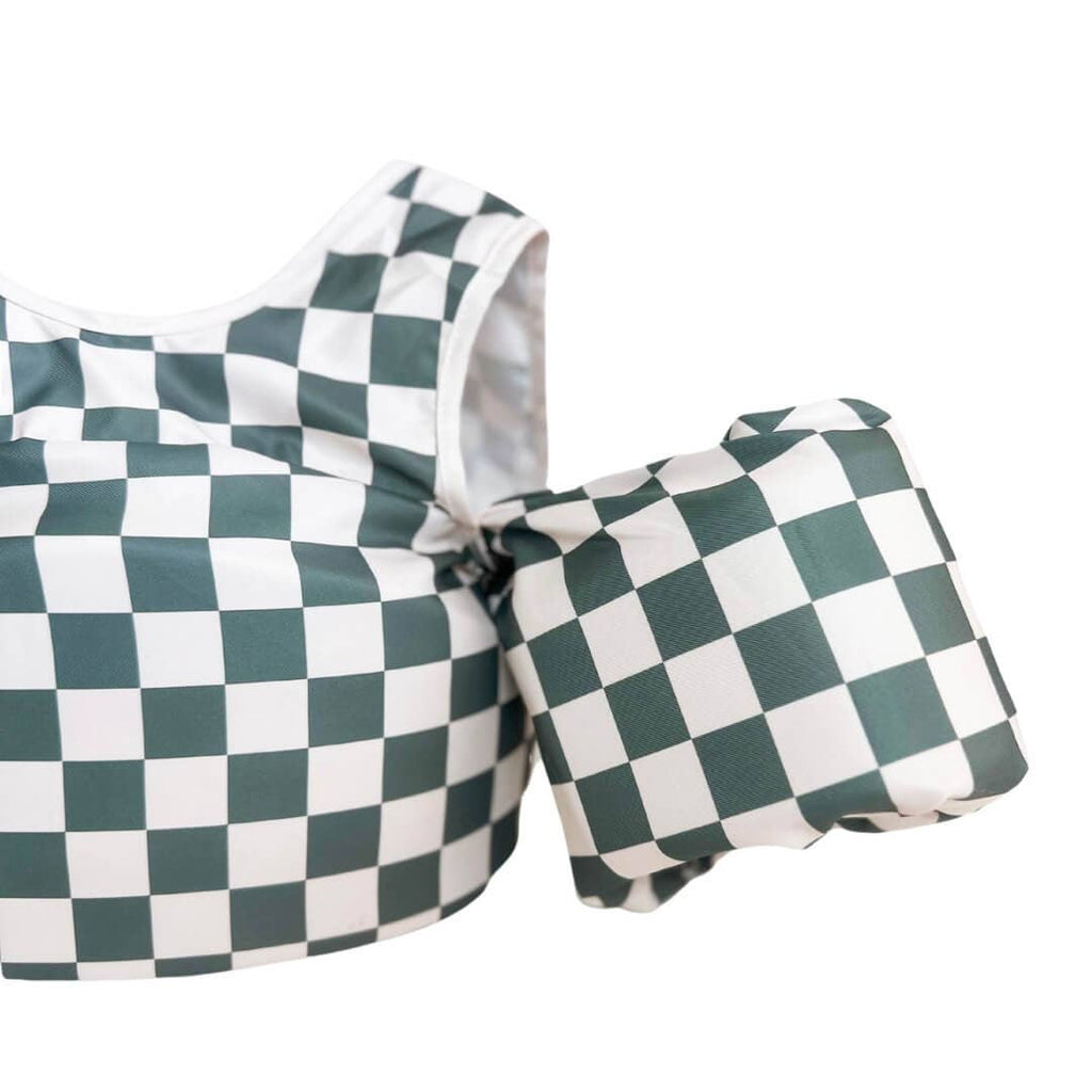 Checkered Floatie Vest