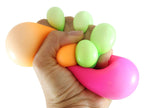 Box of 3 Stress Balls -Soft Doh Filled 2" Stress Fidget
