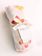 Tropical Floral Organic Bamboo Swaddle