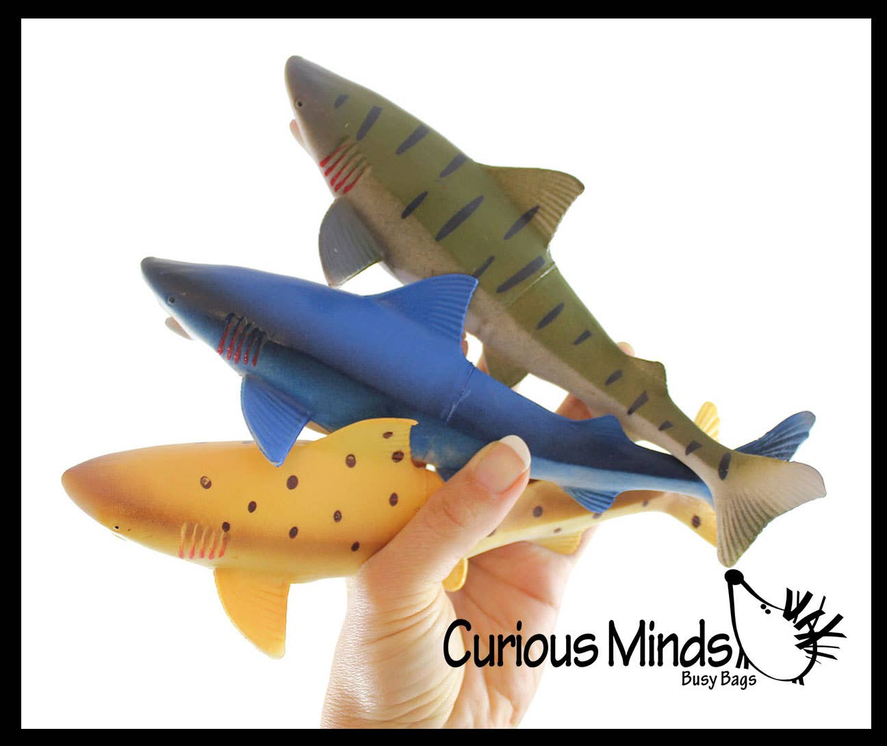 Jumbo Shark Figurines - Large Realistic Replicas of Shark