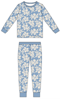 Plumeria Dreams Long Bamboo Pajamas