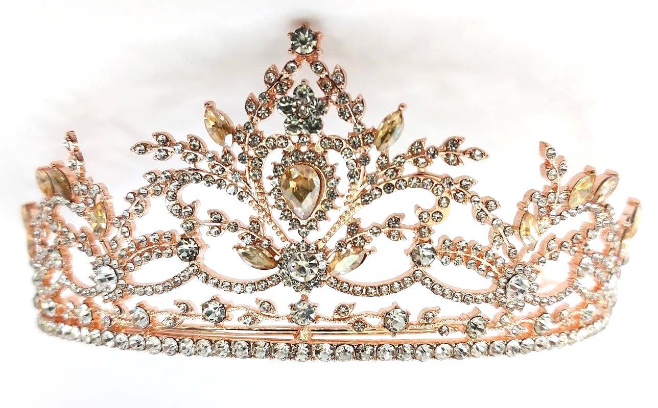 Rose Gold Tiara - style 20