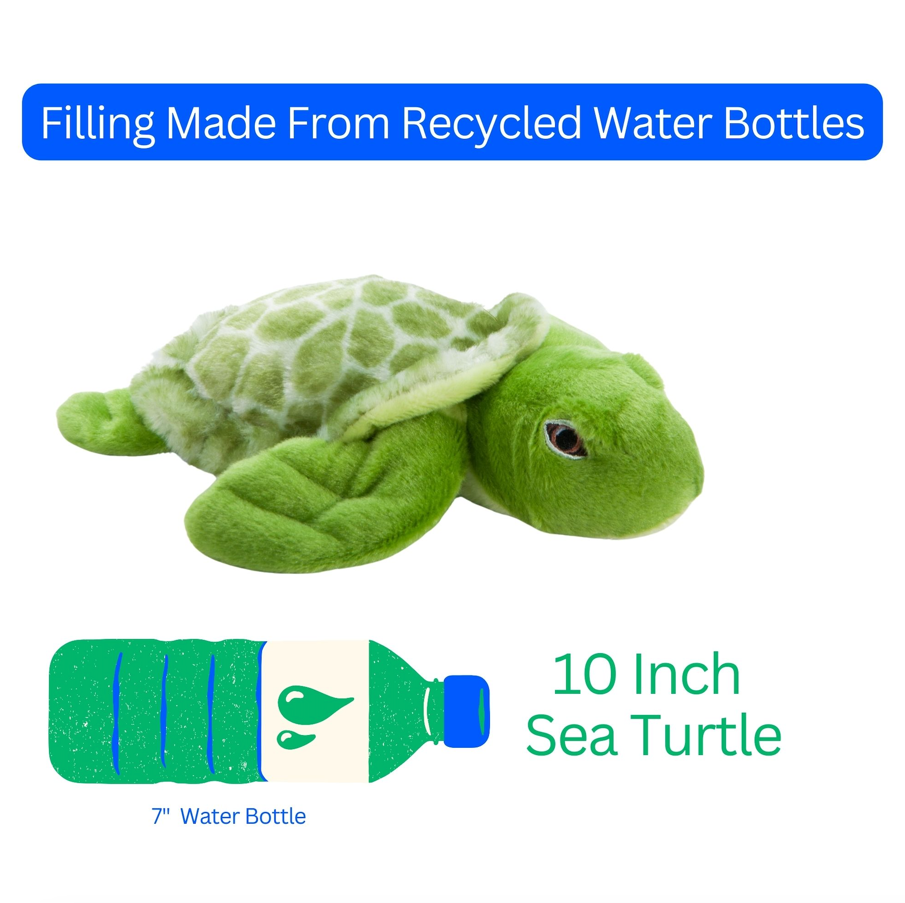 10" Earth Keeperz Sea Turtle Plush