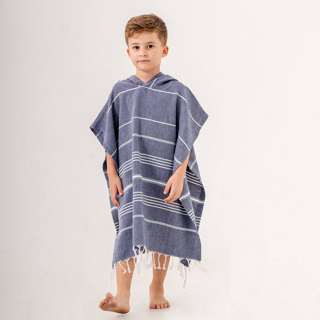 Kids Hooded Poncho - Beach Towel